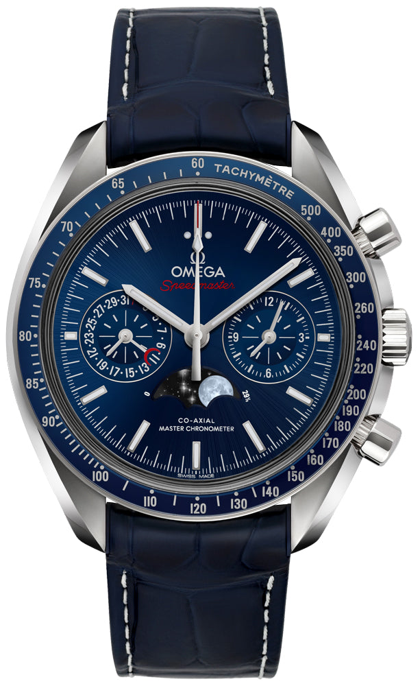 OMEGA Speedmaster Moonphase Blue Dial 44.25Mm Men'S Watch 304.33.44.52.03.001 1