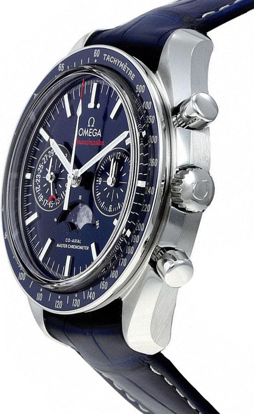 OMEGA Speedmaster Moonphase Blue Dial 44.25Mm Men'S Watch 304.33.44.52.03.001 2