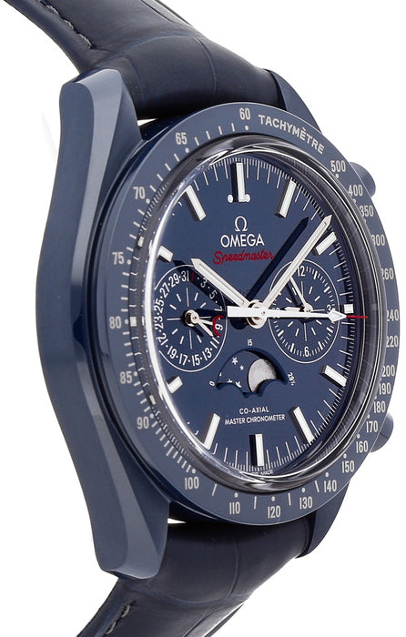 OMEGA Speedmaster Moonwatch Ceramic Blue Dial Men'S Watch 304.93.44.52.03.001 2