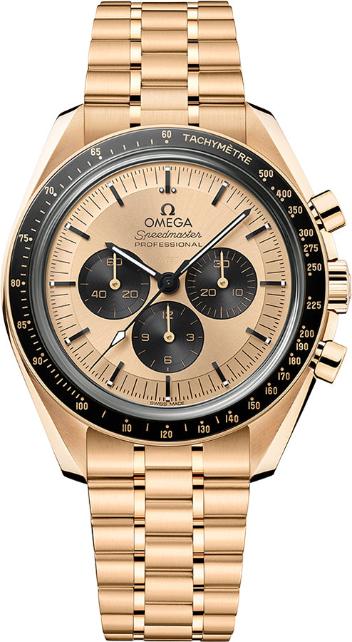 OMEGA Speedmaster Moonwatch 18K Yellow Gold Men'S Watch 310.60.42.50.99.002 1