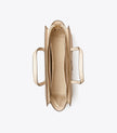 TORY BURCH Robinson Pebbled Tote -  New Cream