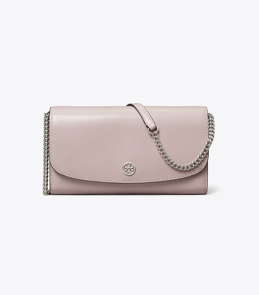 [Arriving at India] TORY BURCH  Robinson Spazzolato Crossbody - Primrose