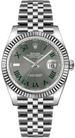 ROLEX Datejust 36 Oystersteel & 18K White Gold Unisex Watch 126234-0045 1