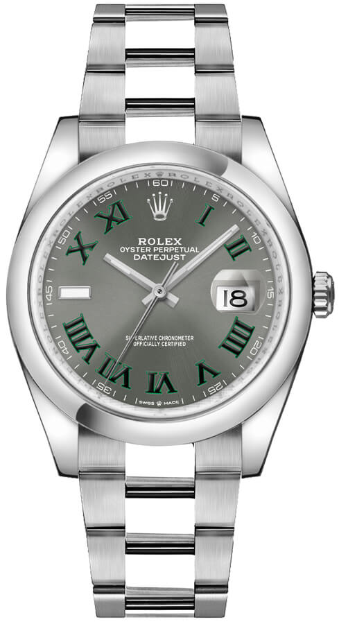 ROLEX Datejust 36 Oystersteel Slate Dial Women'S Watch 126200-0018 1