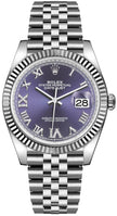 ROLEX Datejust 36 Aubergine Dial Fluted Bezel Women'S Watch 126234-0021 1