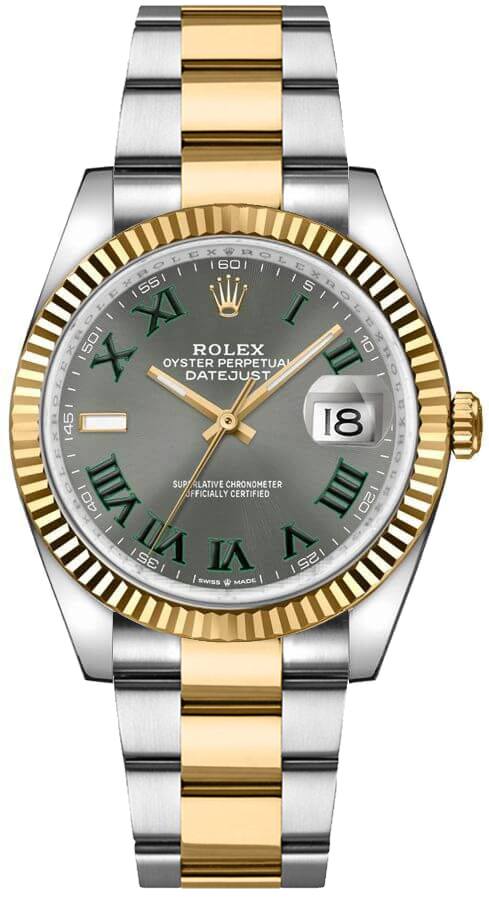 ROLEX Datejust 36 Wimbledon Dial Luxury Unisex Watch 126233-0036 1