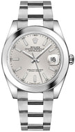 ROLEX Datejust 41 Men'S Silver Dial Domed Bezel Watch 126300-0003 1