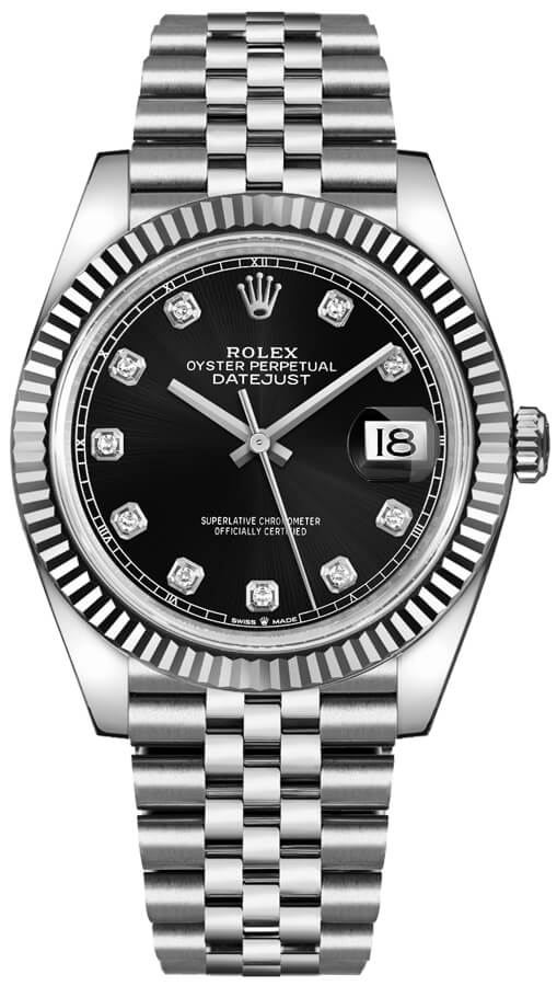 ROLEX Datejust 41 Black Diamond Men'S Watch 126334-0012 1