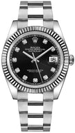 ROLEX Datejust 41 Black Diamond Dial Men'S Watch 126334-0011 1
