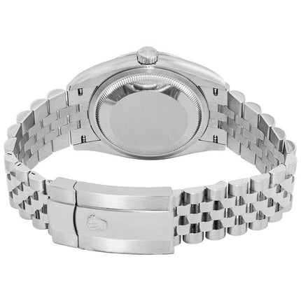 ROLEX Datejust 41 Blue Dial Domed Bezel Oystersteel Men'S Watch 126300-0002 2