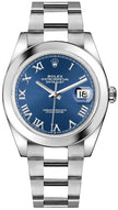 ROLEX Datejust 41 Blue Roman Numeral Dial Men'S Watch 126300-0017 1