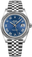 ROLEX Datejust 41 Blue Roman Numeral Dial Men'S Watch 126334-0026 1