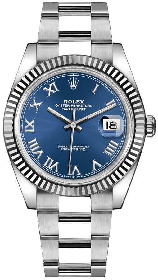 ROLEX Datejust 41 Fluted Bezel Oystersteel Men'S Watch 126334-0025 1