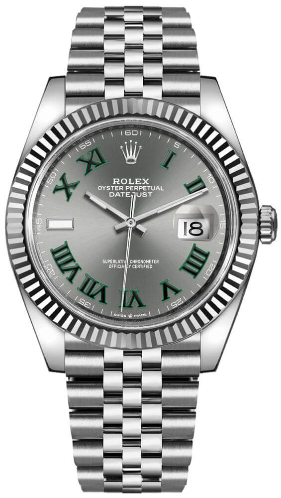 ROLEX Datejust 41 Slate Grey Men'S Watch 126334-0022 1