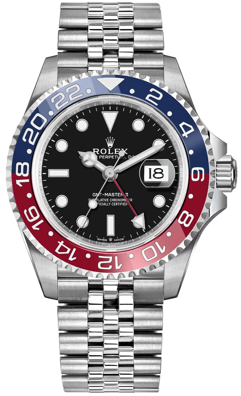 ROLEX Gmt-Master Ii Pepsi Luxury Men'S Watch 126710Blro-0001 1