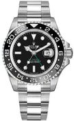 ROLEX Gmt-Master Ii Black & Grey Ceramic Bezel Men'S Watch 126710Grnr-0004 1