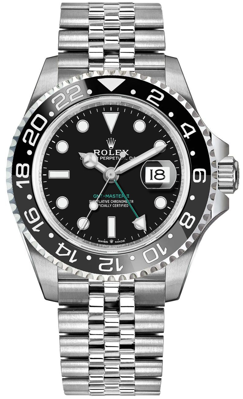 ROLEX Gmt-Master Ii Steel Jubilee Bracelet Men'S Watch 126710Grnr-0003 1