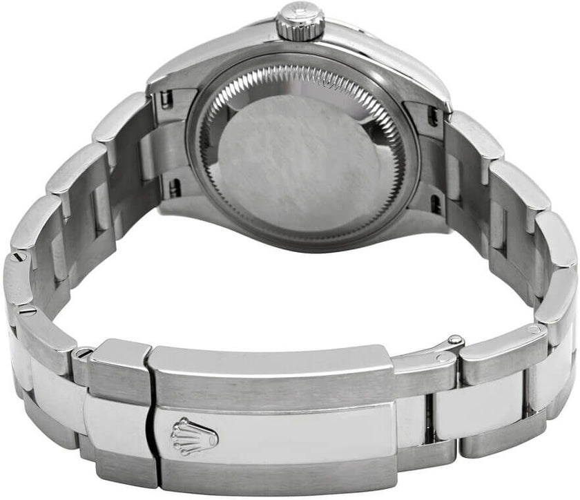ROLEX Lady-Datejust 28 Silver Roman Numeral Oyster Bracelet Watch 279160-0008 3