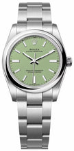 ROLEX Oyster Perpetual 34 Pistachio Dial Women'S Watch 124200-0006 1