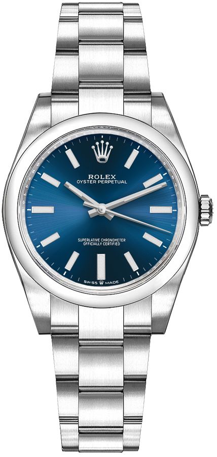 ROLEX Oyster Perpetual 31 Blue Dial Women'S Watch 277200-0003 1