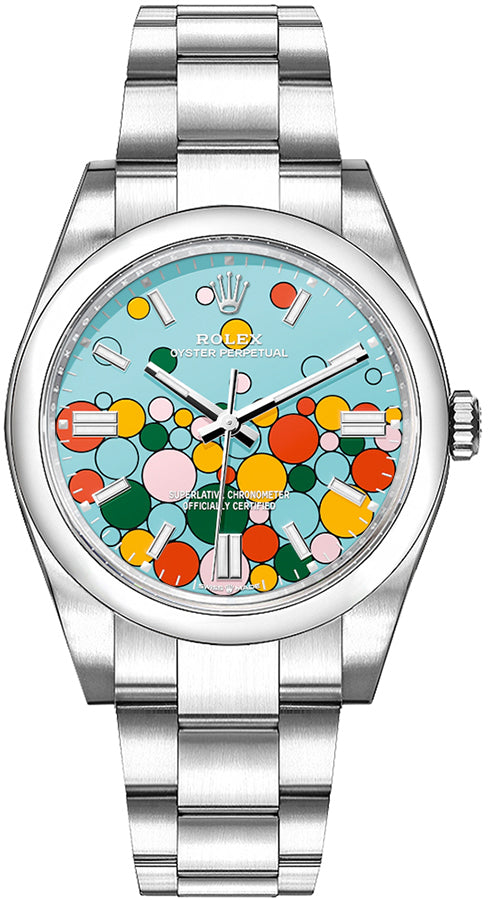 ROLEX Oyster Perpetual 36 Celebration Motif Dial Unisex Watch 126000-0009 1
