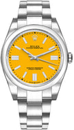 ROLEX Oyster Perpetual 41 Yellow Dial Oystersteel Men'S Watch 124300-0004 1