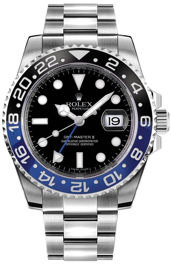 ROLEX Gmt-Master Ii Batman Oystersteel Men'S Watch 116710Blnr-0002 1