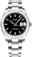 ROLEX Oyster Perpetual Date 34 Black Dial Watch 115200 1
