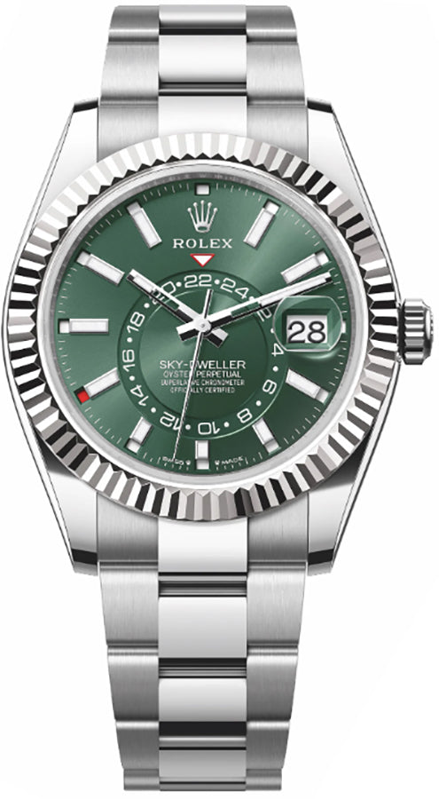 ROLEX Sky-Dweller Green Dial Automatic 42Mm Men'S Watch 336934-0001 1