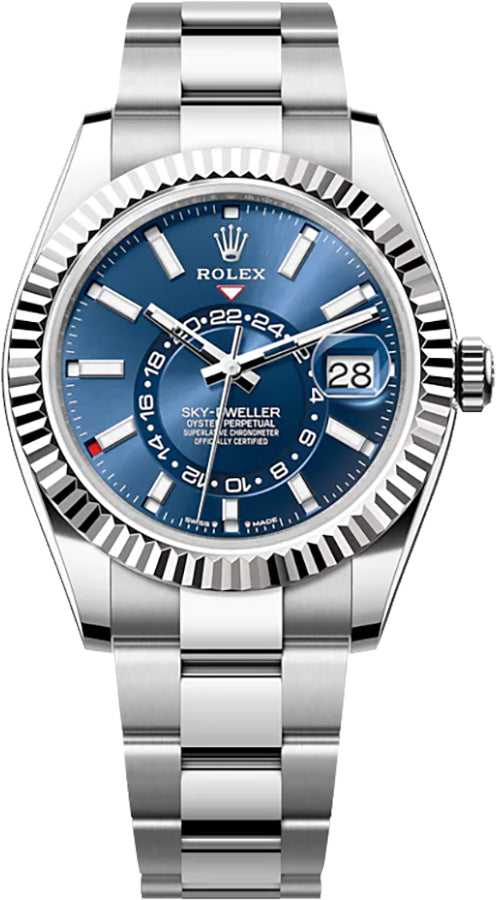 ROLEX Sky-Dweller Oystersteel & White Gold Men'S Watch 336934-0005 1