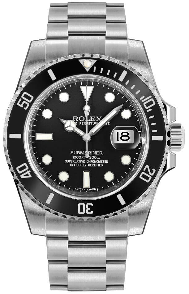 ROLEX Submariner Date Black Dial Oystersteel Men'S Watch 116610Ln-0001 1