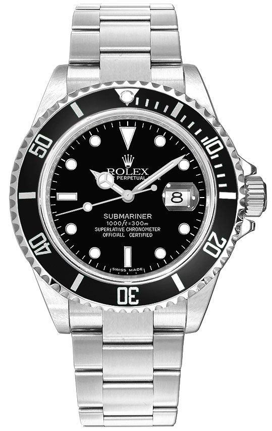 ROLEX Submariner Date 40Mm Oystersteel Black Dial Men'S Watch 16610 1