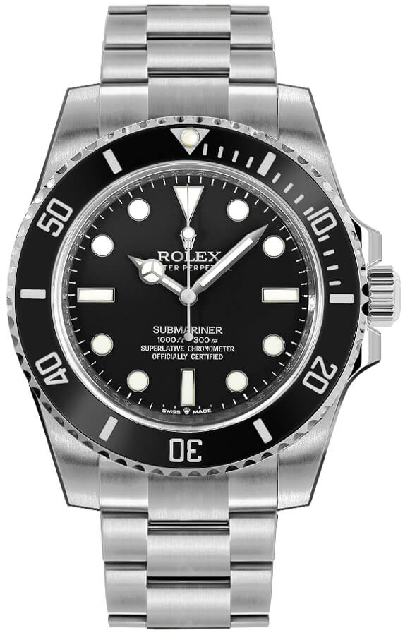 ROLEX Submariner Black Dial Stainless Steel Men'S Watch 124060-0001 1