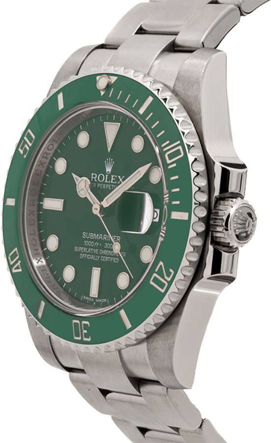 ROLEX Submariner Date Hulk Oystersteel Green Dial Men'S Watch 116610Lv-0002 2