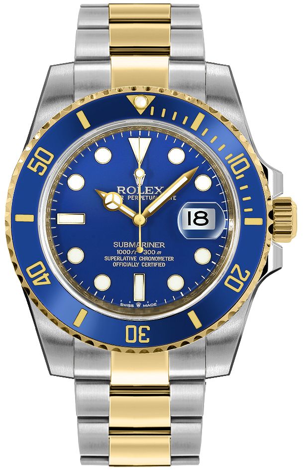 ROLEX Submariner Date Steel & Yellow Gold Men'S Watch 126613Lb-0002 1