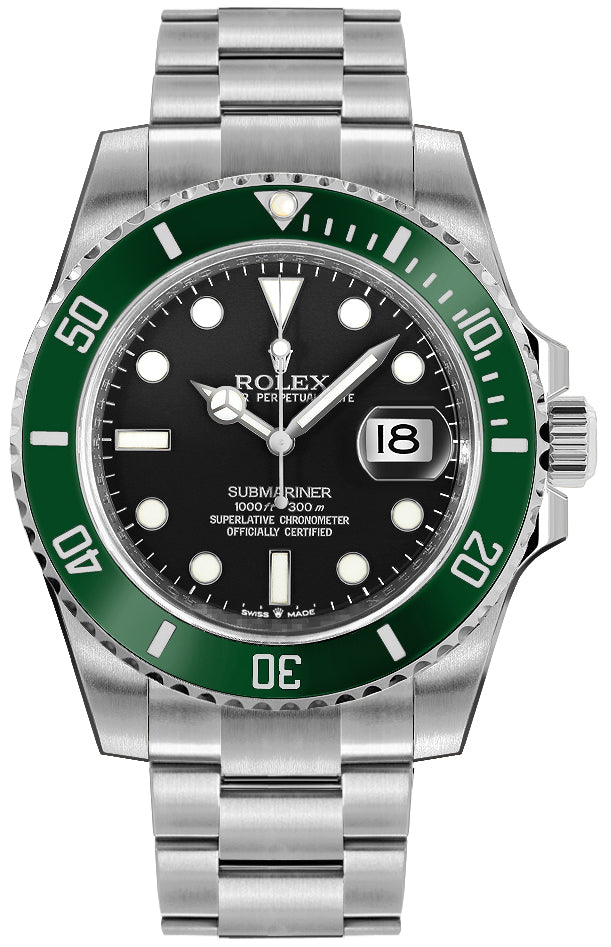 ROLEX Submariner Date Starbucks Green Bezel Men'S Watch 126610Lv-0002 1