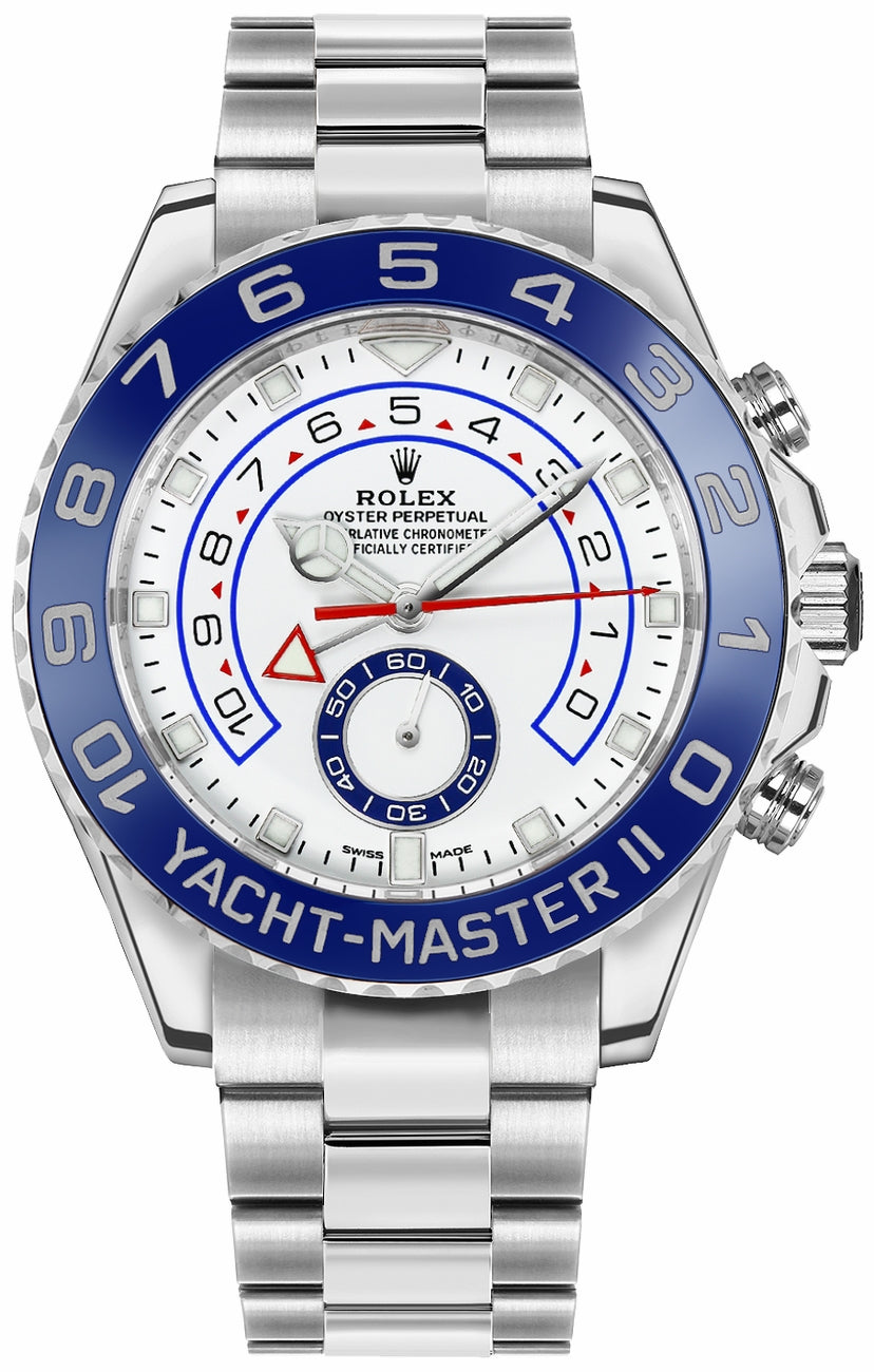 ROLEX Yacht-Master Ii Oystersteel White Dial Men'S Watch 116680-0002 1