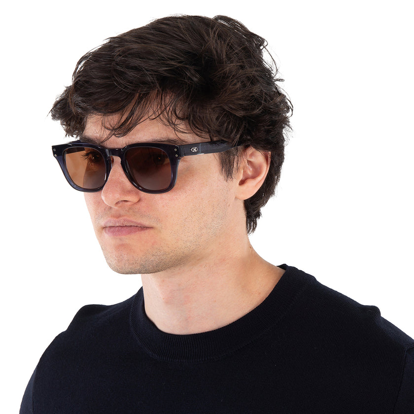 FERRAGAMO Salvatore Amber Square Men's Sunglasses SF1057S 456 49