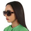 [At India] Salvatore Ferragamo Brown Oval Ladies Sunglasses SF727S 214 53