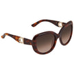 [At India] Salvatore Ferragamo Brown Oval Ladies Sunglasses SF727S 214 53