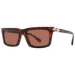FERRAGAMO Salvatore Brown Rectangular Men's Sunglasses SF2015S 242 53