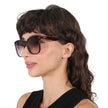 FERRAGAMO Salvatore Burgundy Gradient Square Ladies Sunglasses SF1072S 630 56