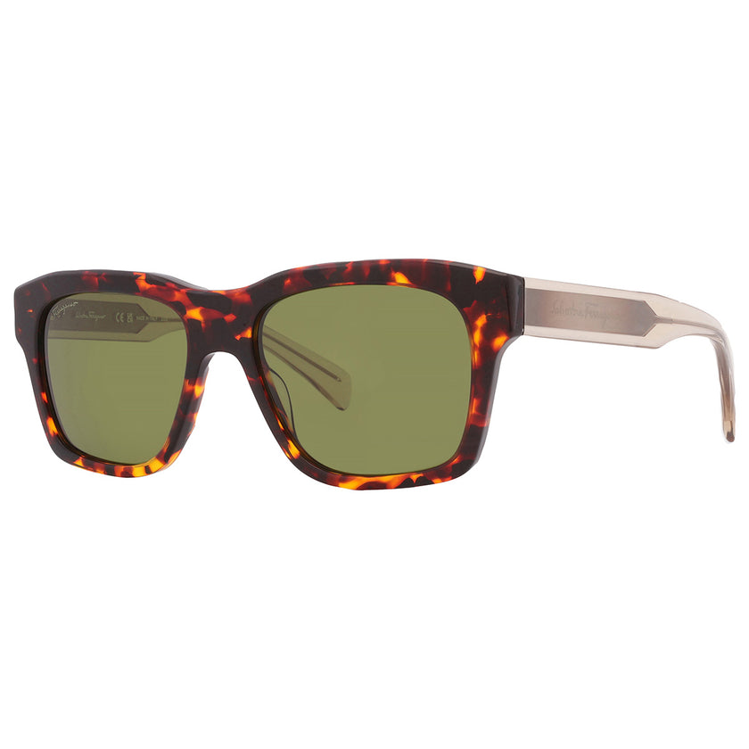 FERRAGAMO Salvatore Green Square Men's Sunglasses SF1087S 219 56