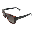 FERRAGAMO Salvatore Grey Cat Eye Sunglasses SF958S 214 55