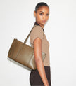 [Arriving at India] TORY BURCH  Small Perry ZIP Tote - Wild Mushroom