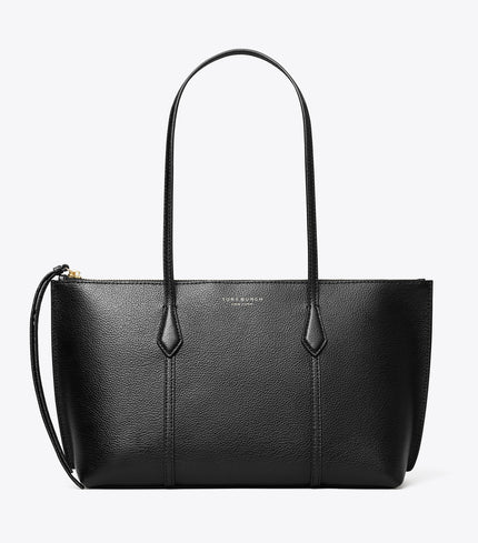 TORY BURCH Small Perry ZIP Tote - Black