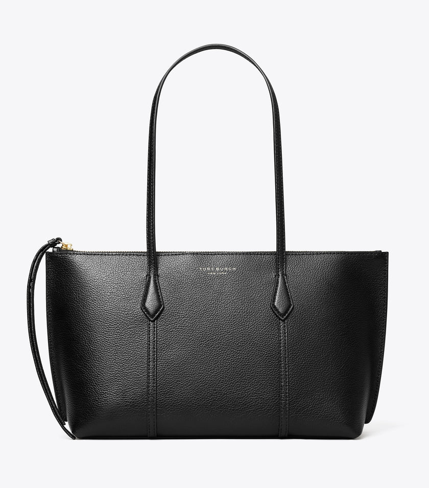 TORY BURCH Small Perry ZIP Tote - Black