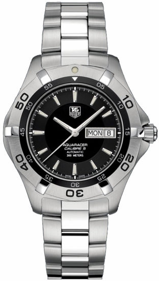 TAG HEUER Aquaracer 2000 Black Dial Date Date 300M Men'S Watch Waf2010.Ba0818 1