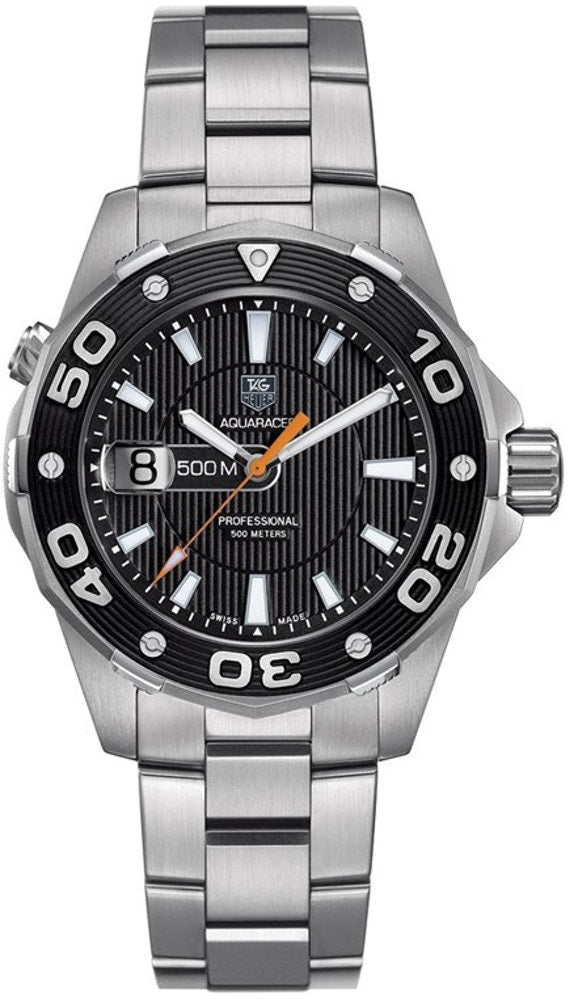 TAG HEUER Aquaracer Black Dial Men'S Watch Waj1110.Ba0870 1
