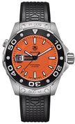 TAG HEUER Aquaracer 500M Orange Dial Men'S Watch Waj1113.Ft6015 1